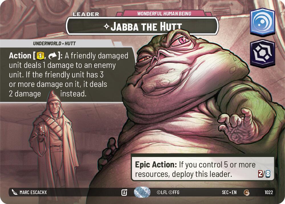 Jabba the Hutt - Wonderful Human Being (Showcase) card image