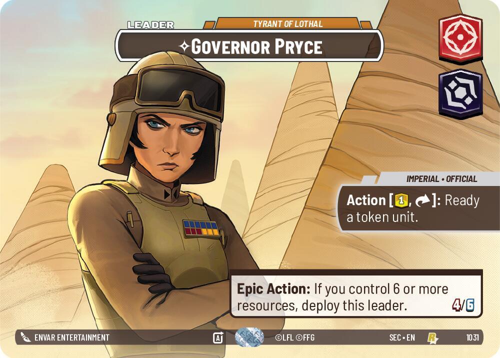Governor Pryce - Tyrant of Lothal (Showcase) card image
