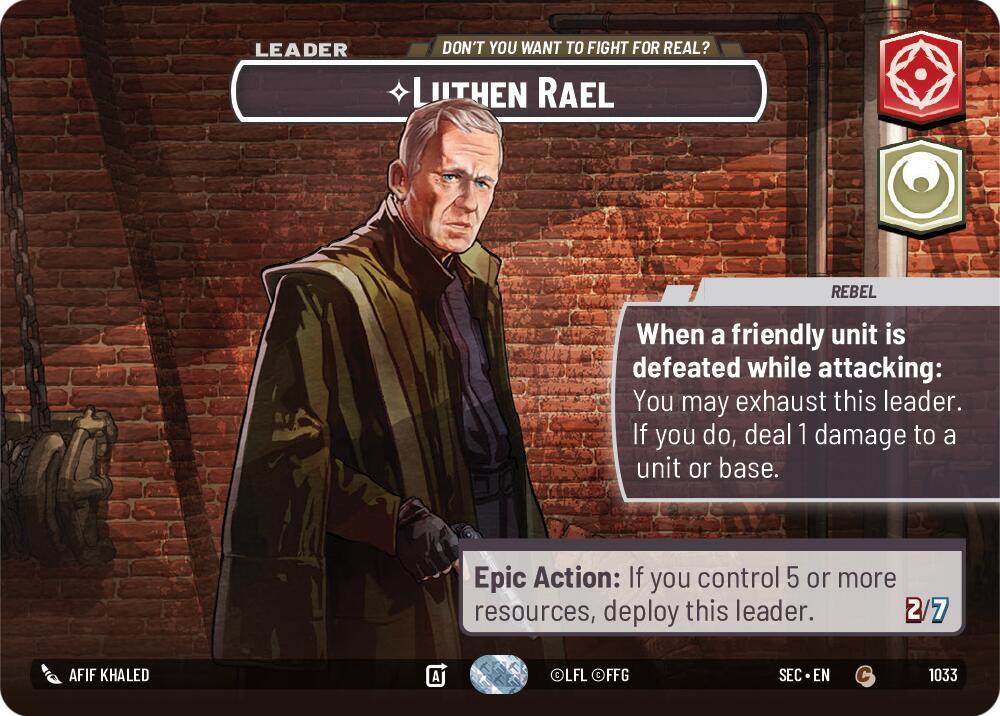Luthen Rael - Don't You Want To Fight For Real? (Showcase) card image