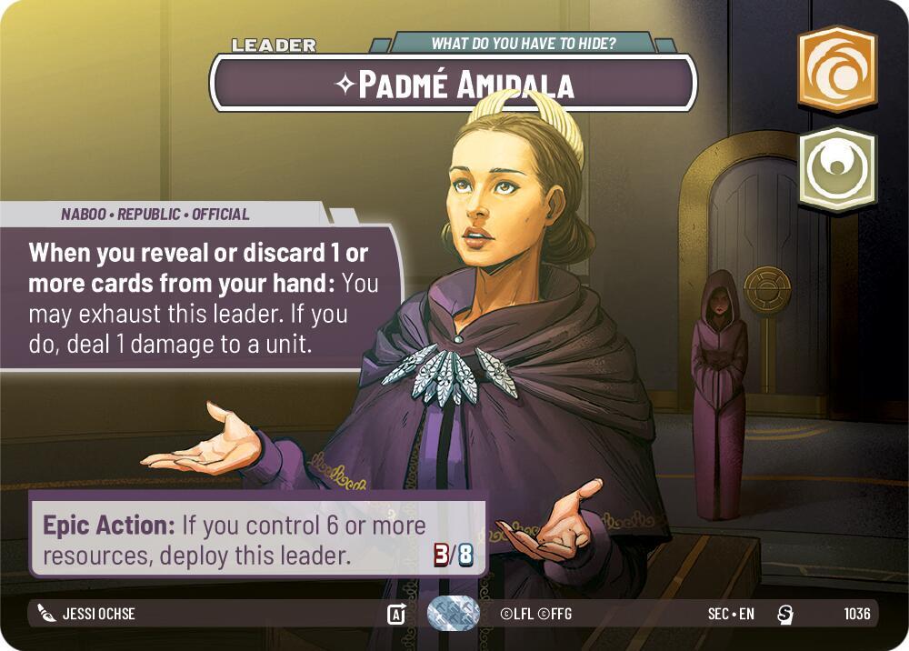 Padme Amidala - What Do You Have to Hide? (Showcase) card image