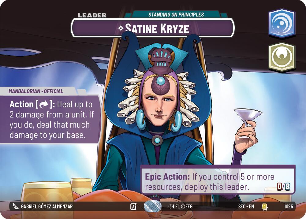 Satine Kryze - Standing on Principles (Showcase) card image