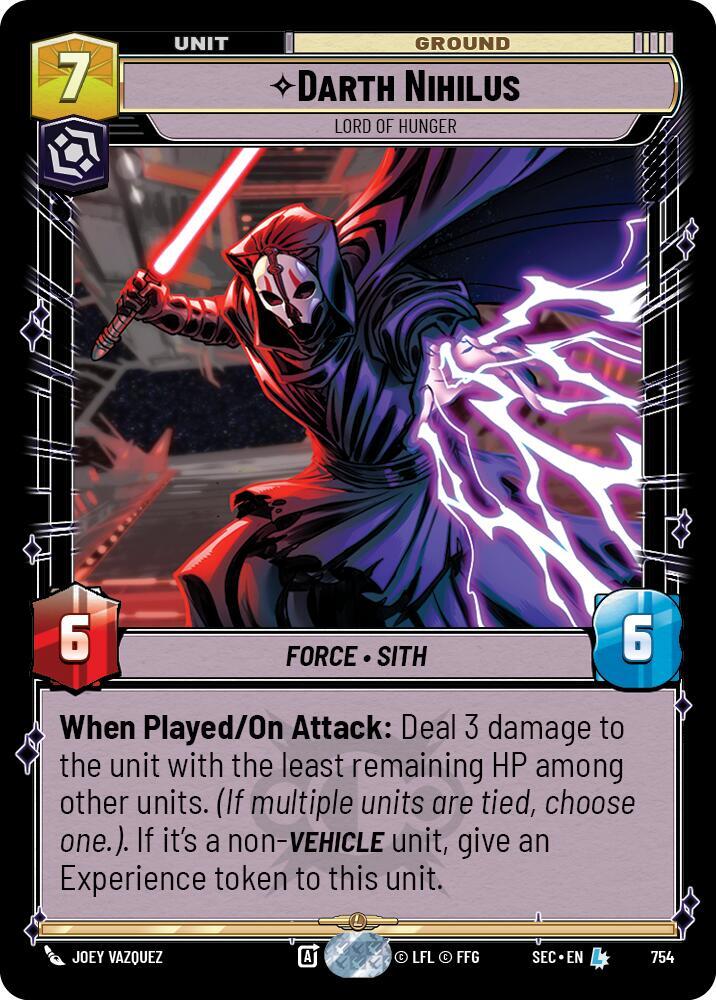 Darth Nihilus - Lord of Hunger (Foil) card image