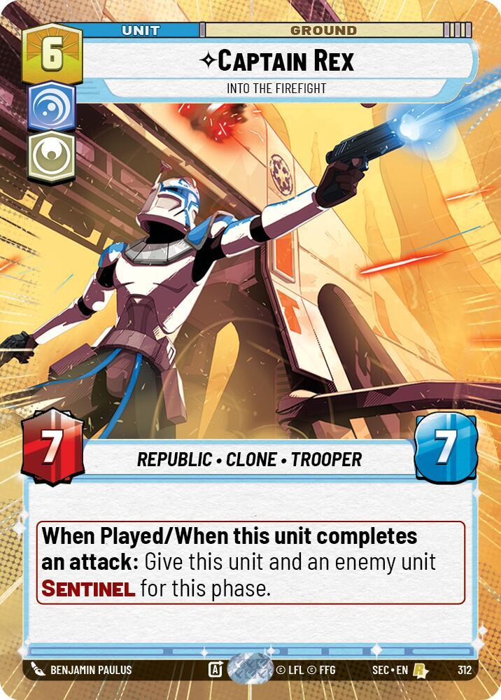 Captain Rex - Into the Firefight (Hyperspace) card image