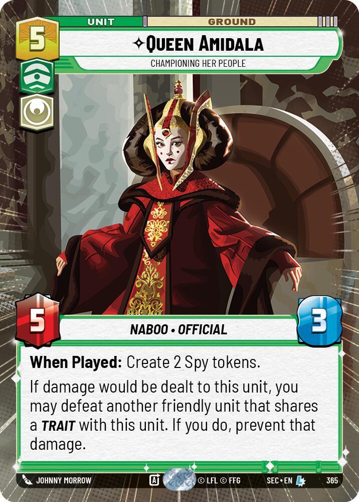 Queen Amidala - Championing Her People (Hyperspace) card image