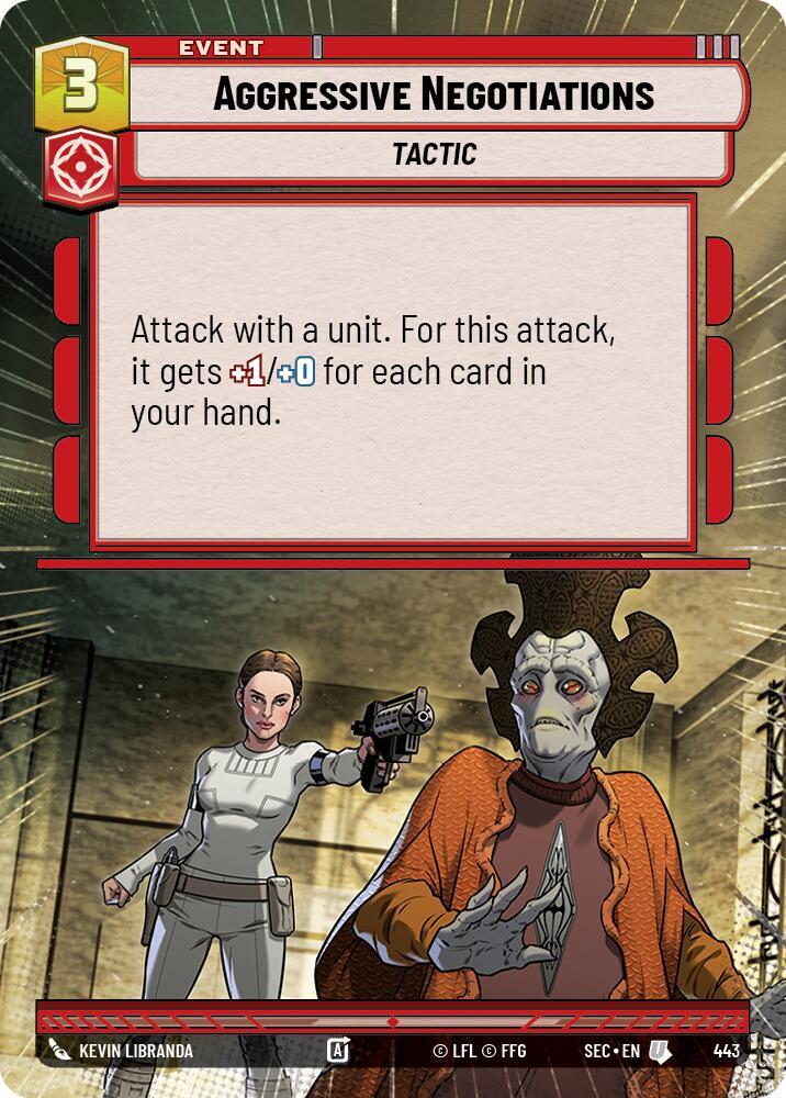 Aggressive Negotiations (Hyperspace) card image