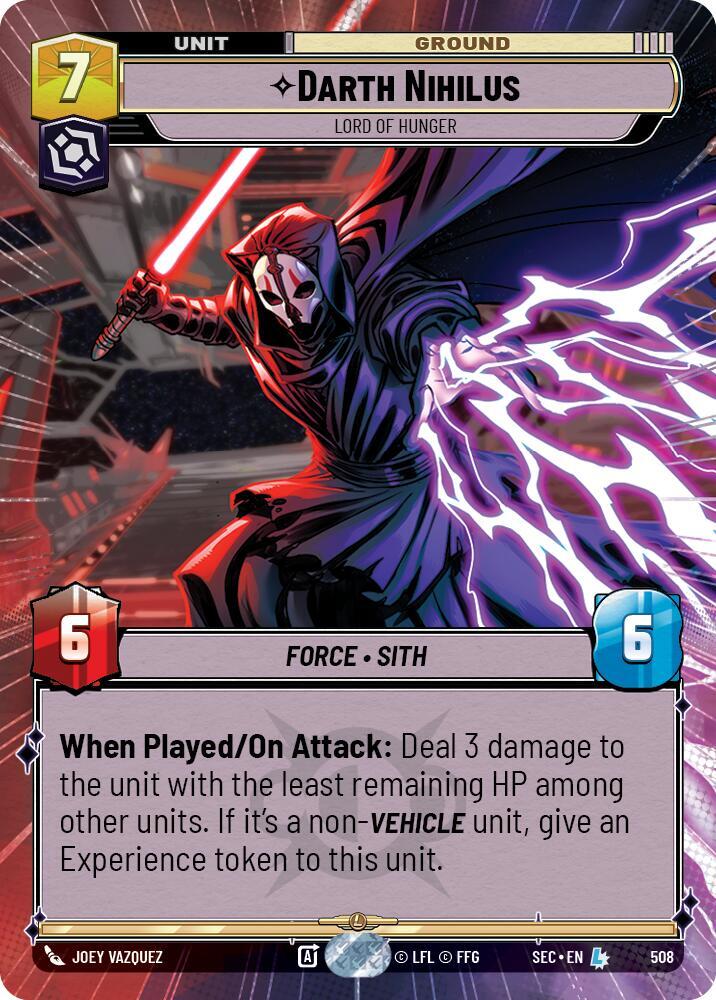 Darth Nihilus - Lord of Hunger (Hyperspace) card image