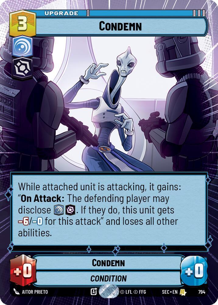 Condemn (Hyperspace Foil) card image