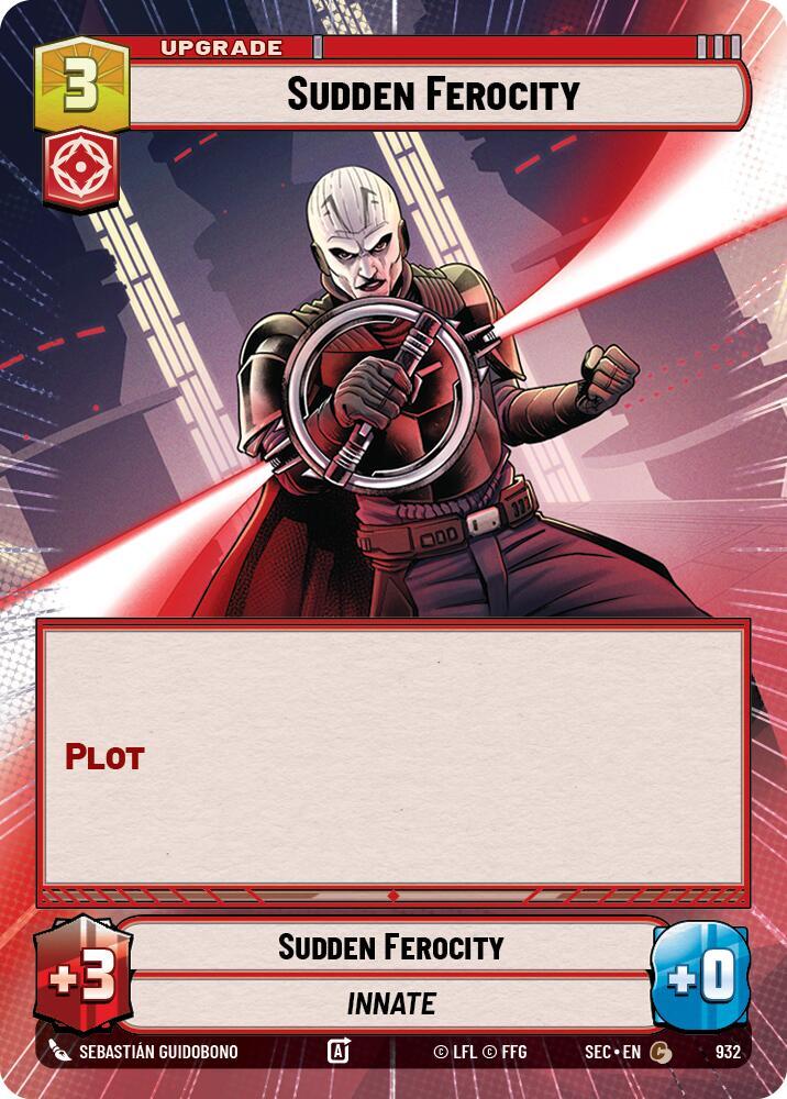 Sudden Ferocity (Hyperspace Foil) card image