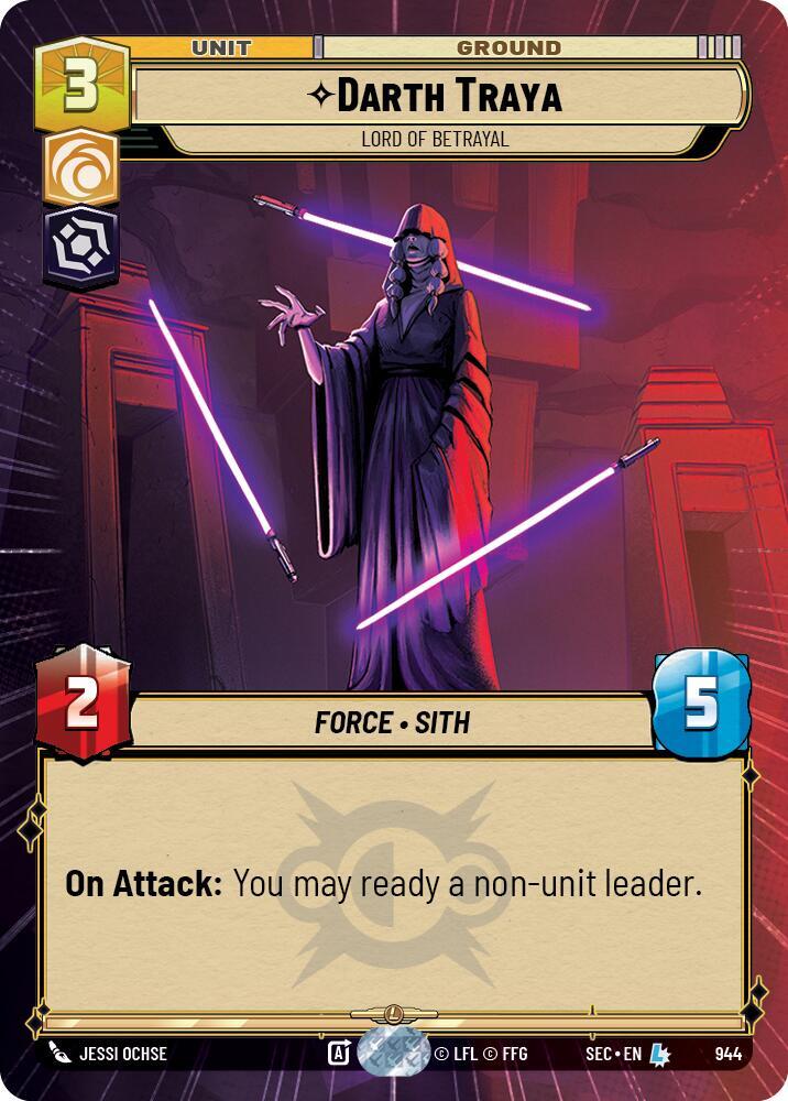 Darth Traya - Lord of Betrayal (Hyperspace Foil) card image
