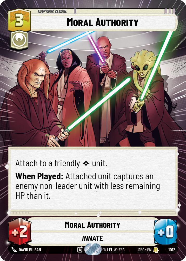 Moral Authority (Hyperspace Foil) card image