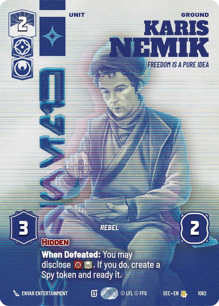 Karis Nemik - Freedom is a Pure Idea (Prestige) card image