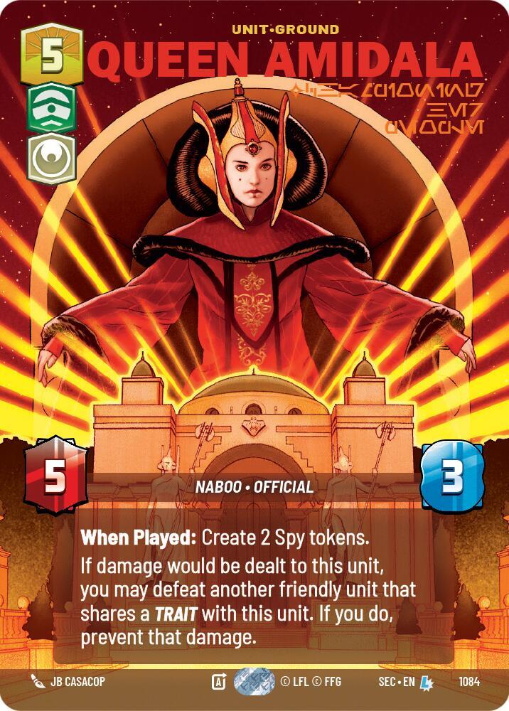 Queen Amidala - Championing Her People (Prestige Foil) card image