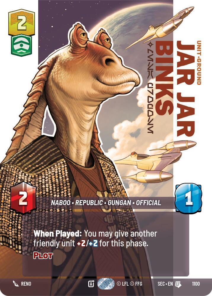 Jar Jar Binks - Mesa Propose (Prestige Foil) card image