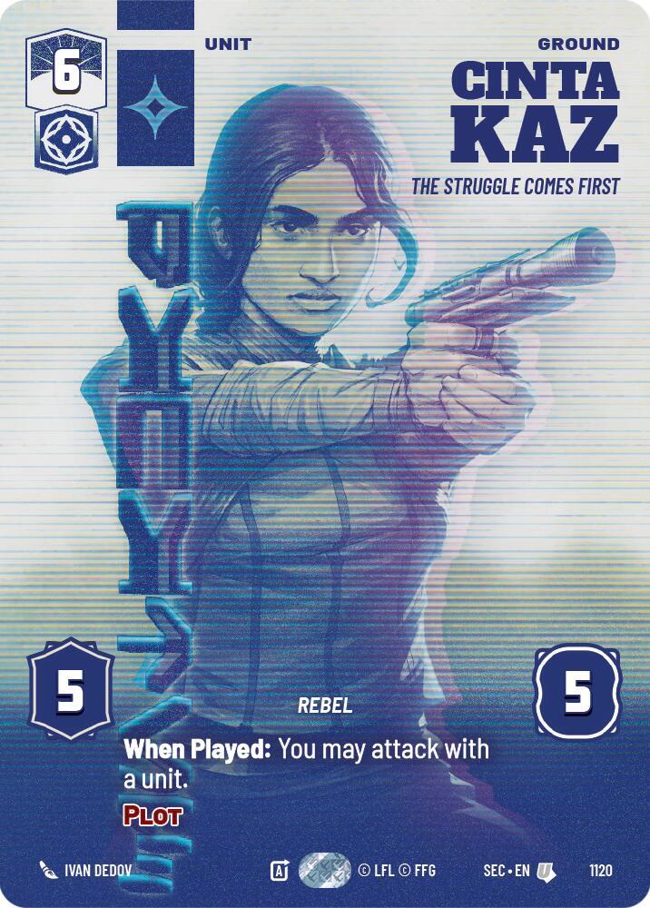 Cinta Kaz - The Struggle Comes First (Prestige Foil) card image