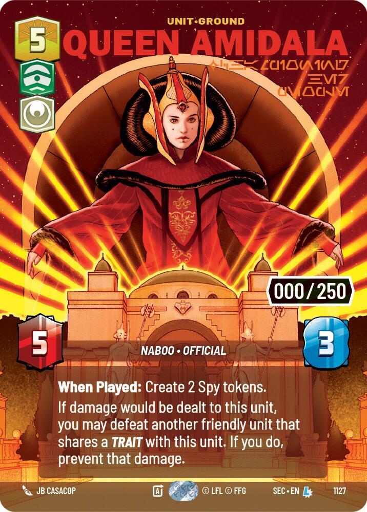 Queen Amidala - Championing Her People (Serialized) card image