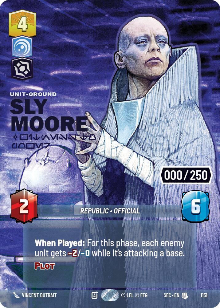 Sly Moore - Witness to Power (Serialized) card image