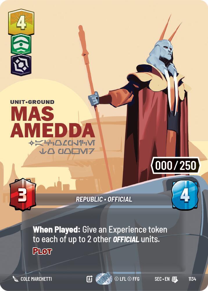 Mas Amedda - Accomplice to Power (Serialized) card image