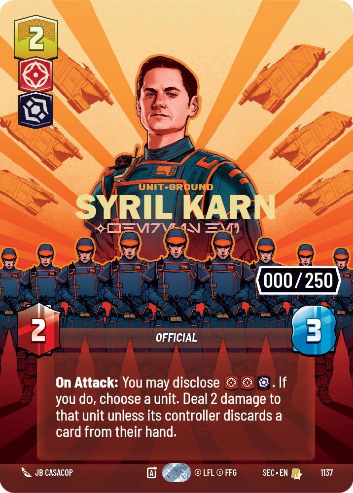 Syril Karn - Where Is He? (Serialized) card image