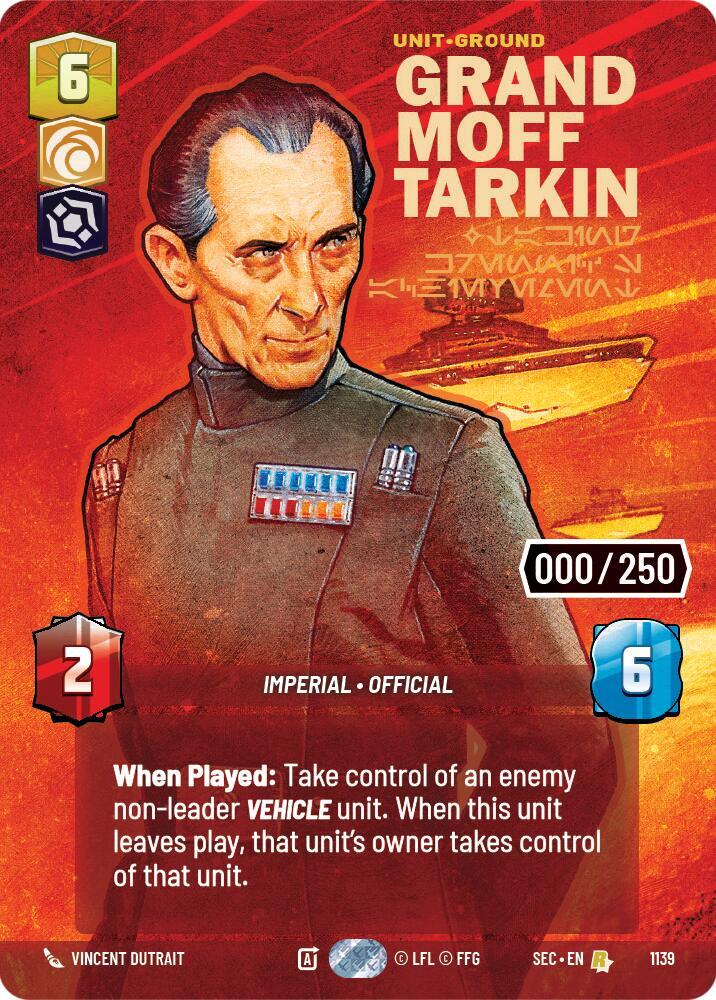 Grand Moff Tarkin - Taking Krennic's Achievement (Serialized) card image