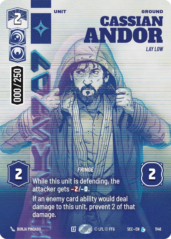Cassian Andor - Lay Low (Serialized) card image