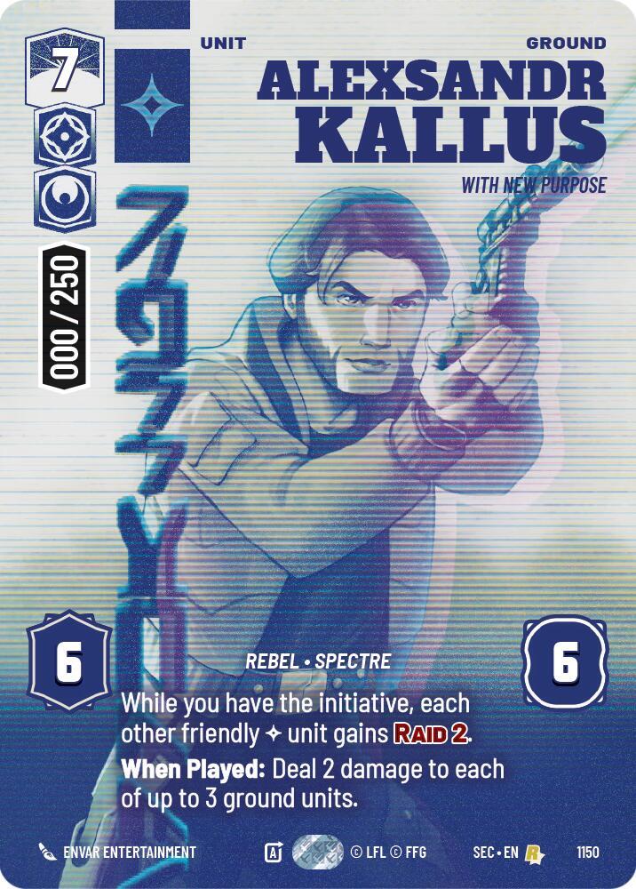 Alexsandr Kallus - With New Purpose (Serialized) card image