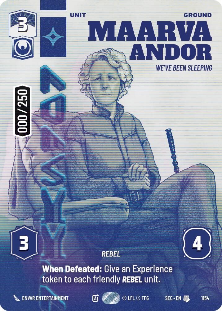 Maarva Andor - We've Been Sleeping (Serialized) card image