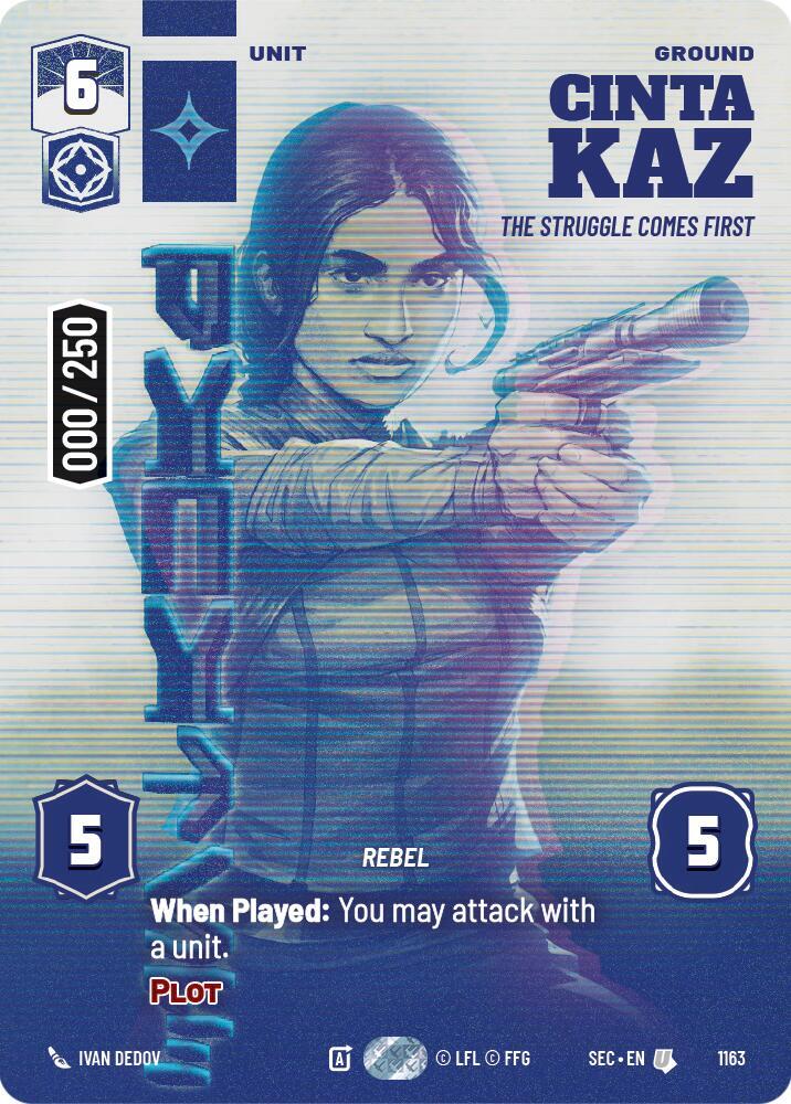 Cinta Kaz - The Struggle Comes First (Serialized) card image