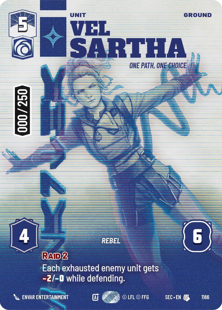 Vel Sartha - One Path, One Choice (Serialized) card image