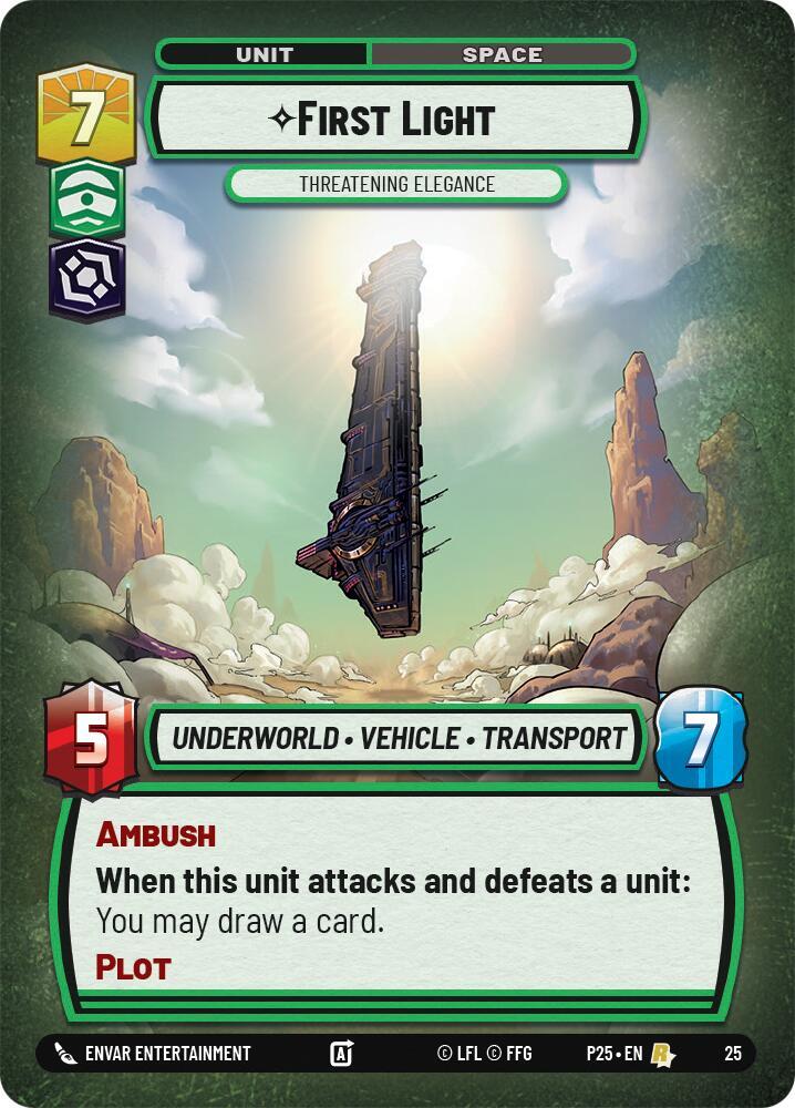 First Light - Threatening Elegance card image