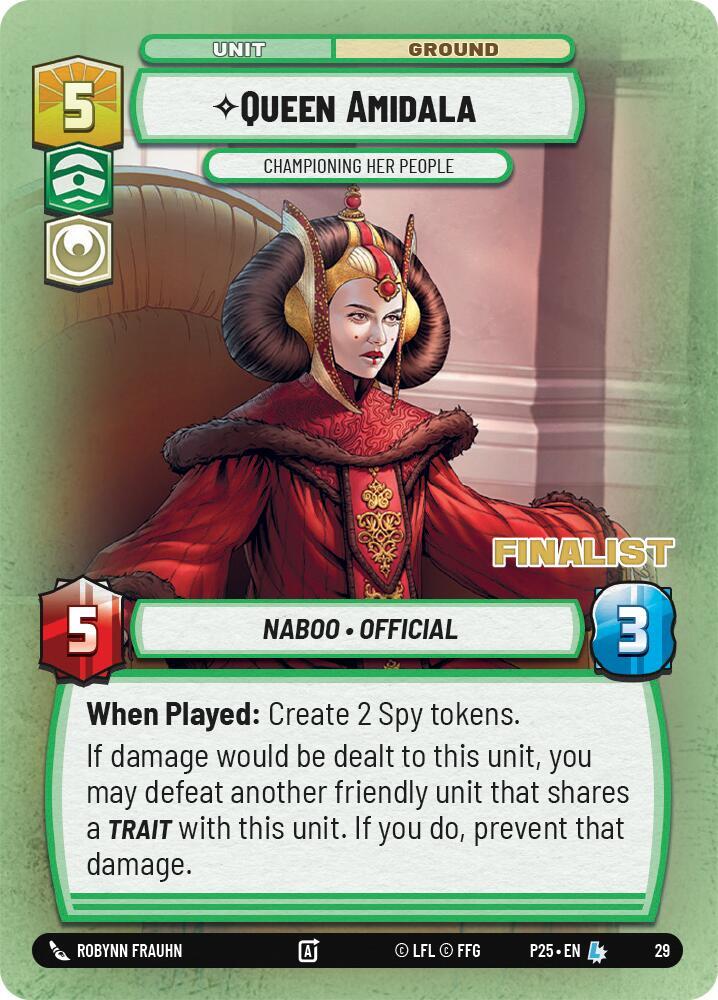 Queen Amidala - Championing Her People (Finalist) card image