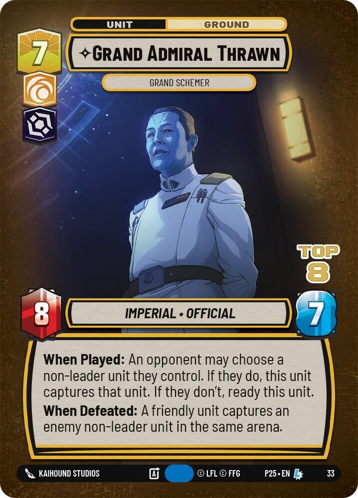 Grand Admiral Thrawn - Grand Schemer (Top 8) card image