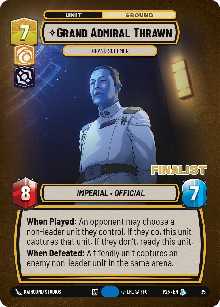 Grand Admiral Thrawn - Grand Schemer (Finalist) card image
