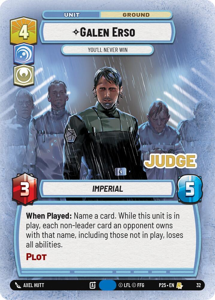 Galen Erso - You'll Never Win card image