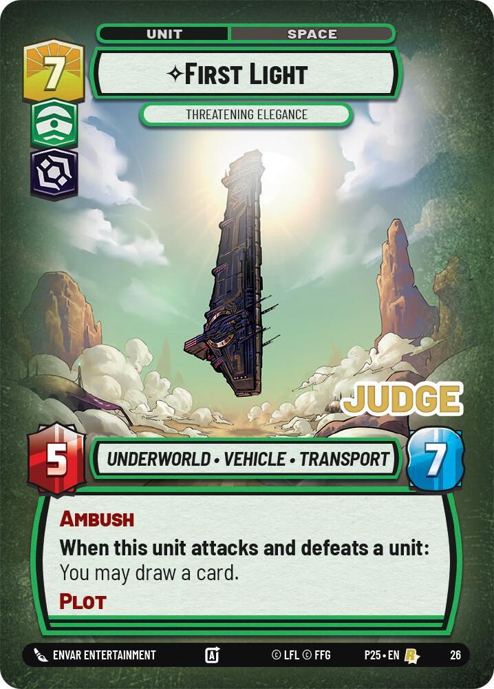 First Light - Threatening Elegance card image