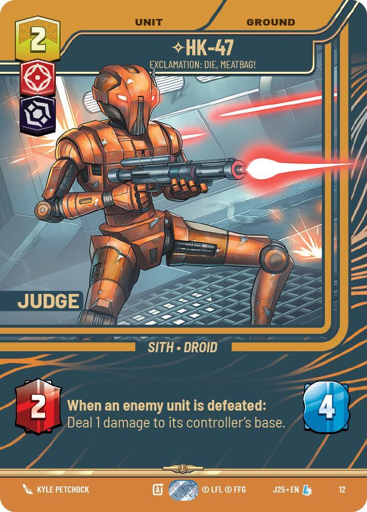 HK-47 - Exclamation: Die, Meatbag! card image