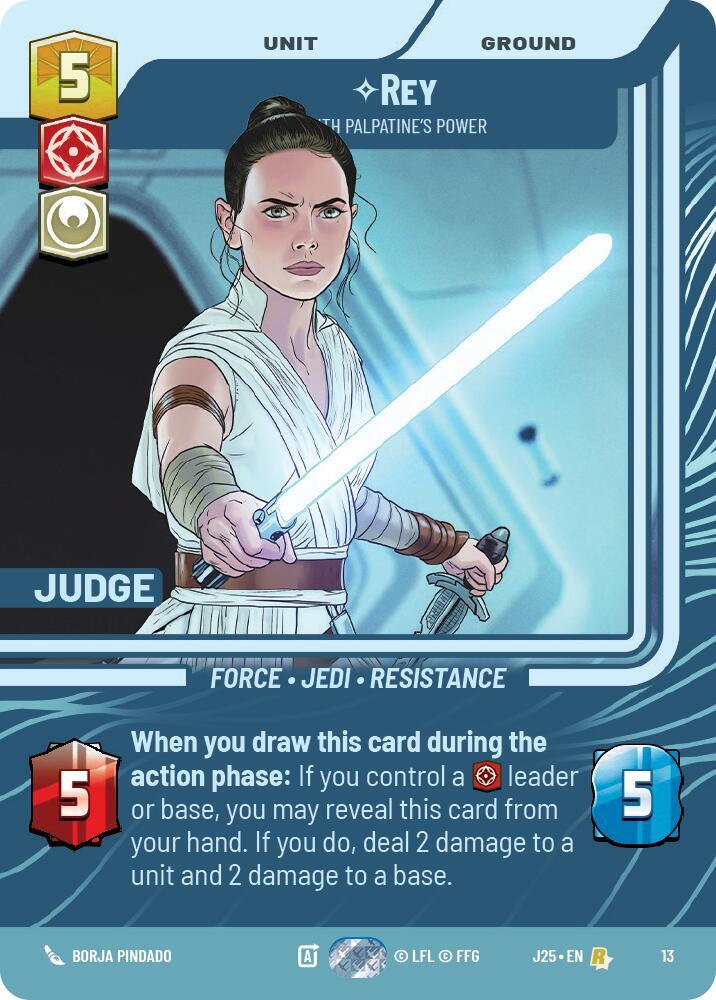 Rey - With Palpatine's Power card image