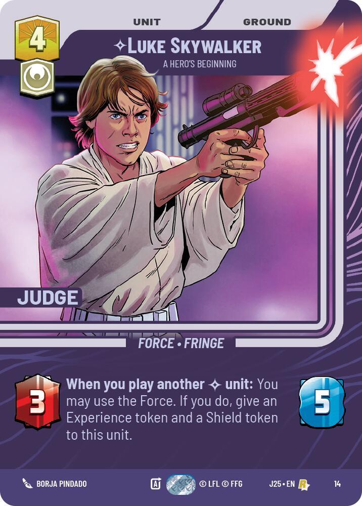 Luke Skywalker - A Hero's Beginning card image