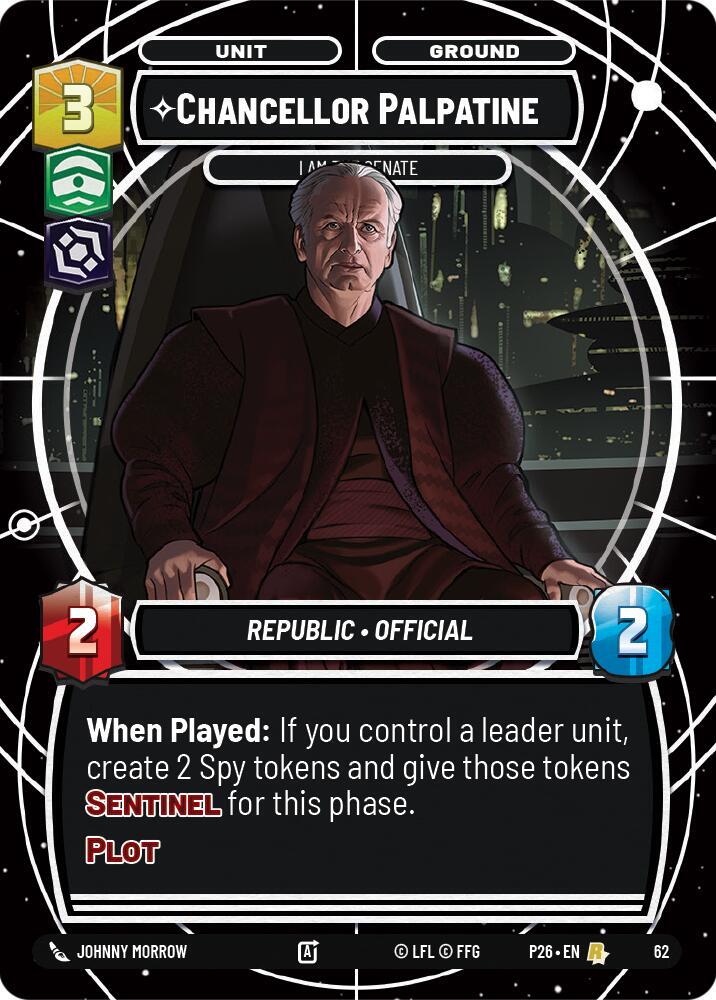 Chancellor Palpatine - I Am the Senate card image