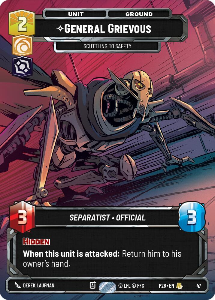 General Grievous - Scuttling to Safety (47) card image
