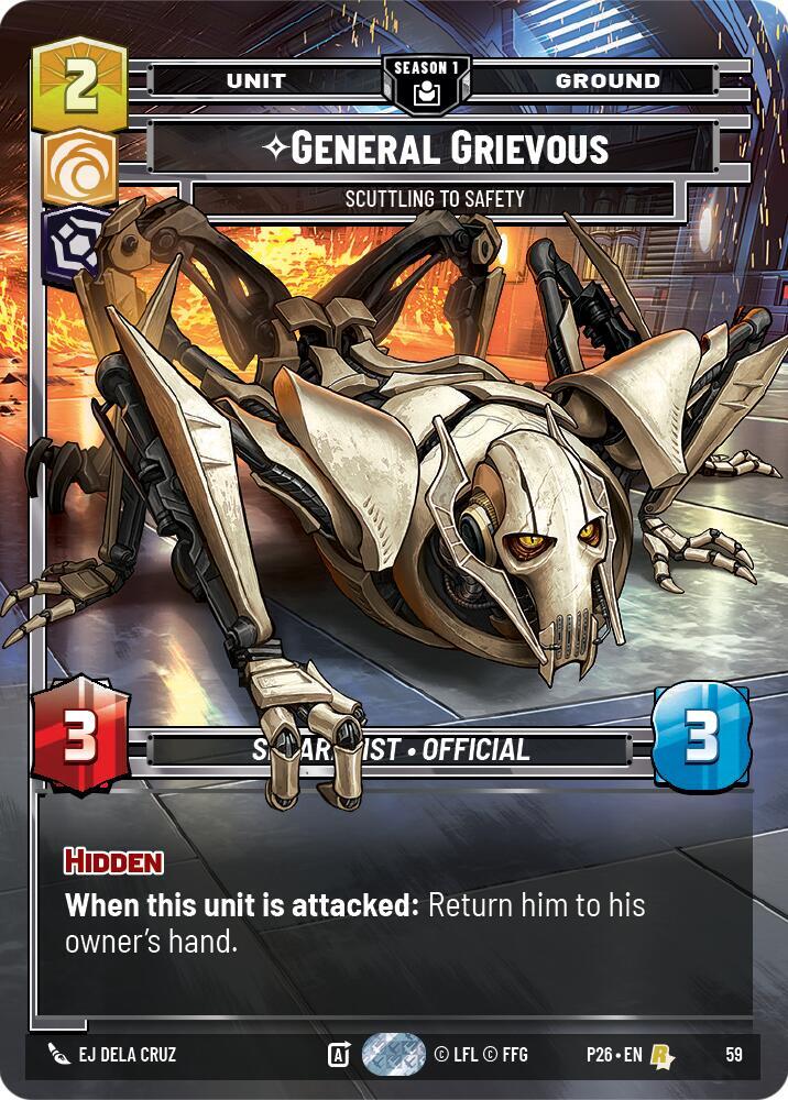 General Grievous - Scuttling to Safety (59) card image