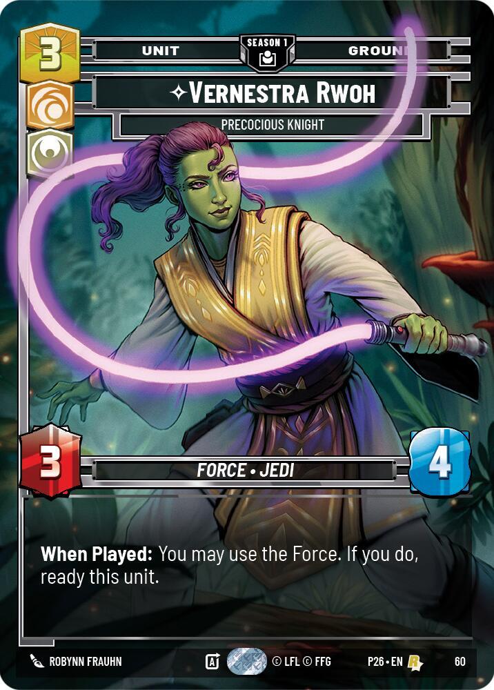 Vernestra Rwoh - Precocious Knight (60) card image