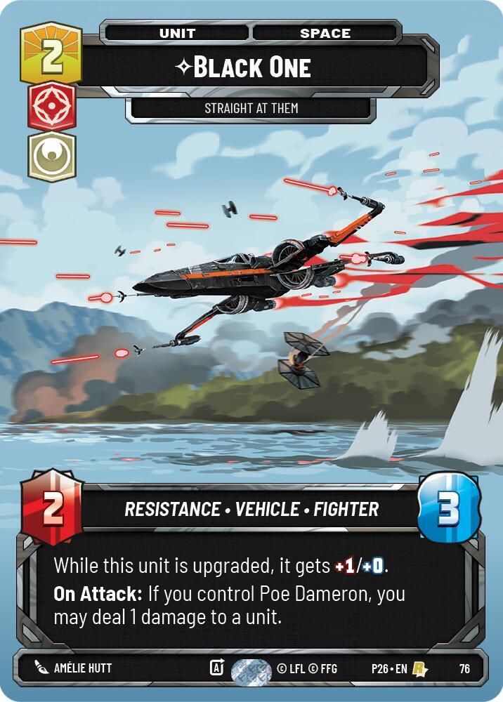 Black One - Straight At Them (76) card image