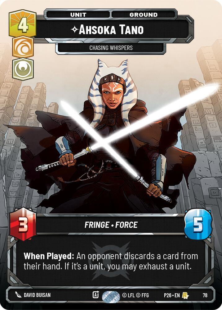 Ahsoka Tano - Chasing Whispers (78) card image