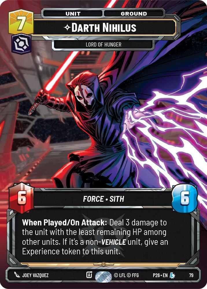 Darth Nihilus - Lord of Hunger (79) card image