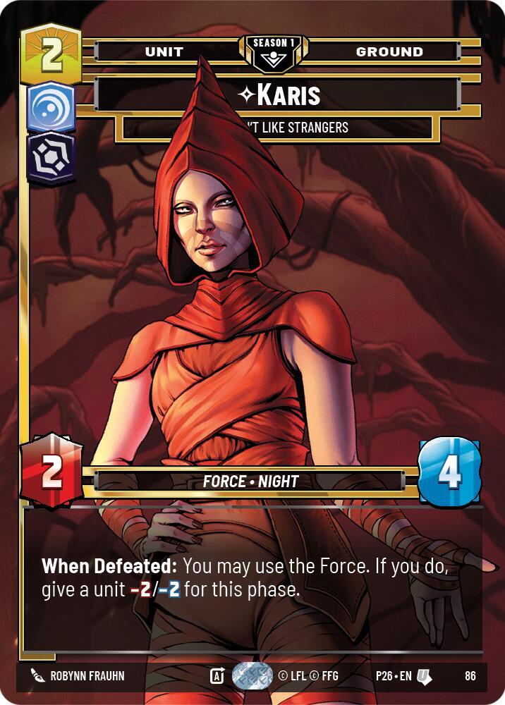 Karis - We Don't Like Strangers (86) card image