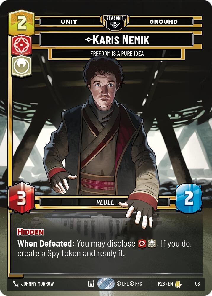 Karis Nemik - Freedom is a Pure Idea (93) card image