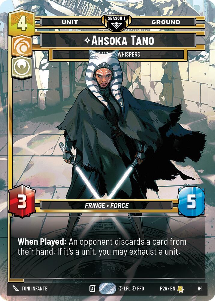 Ahsoka Tano - Chasing Whispers (94) card image