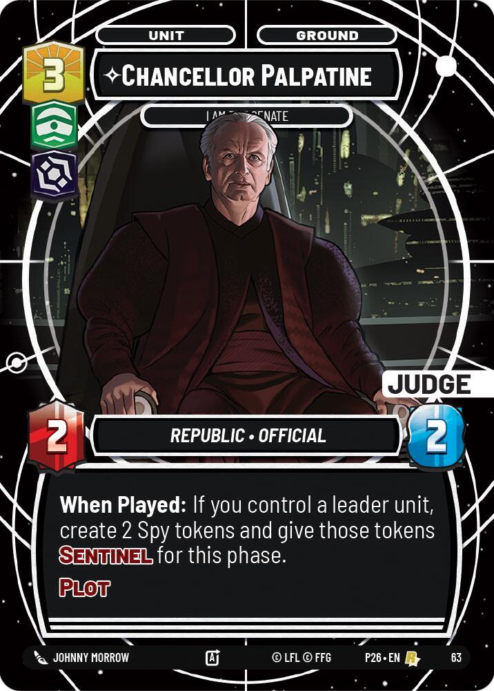 Chancellor Palpatine - I Am the Senate card image