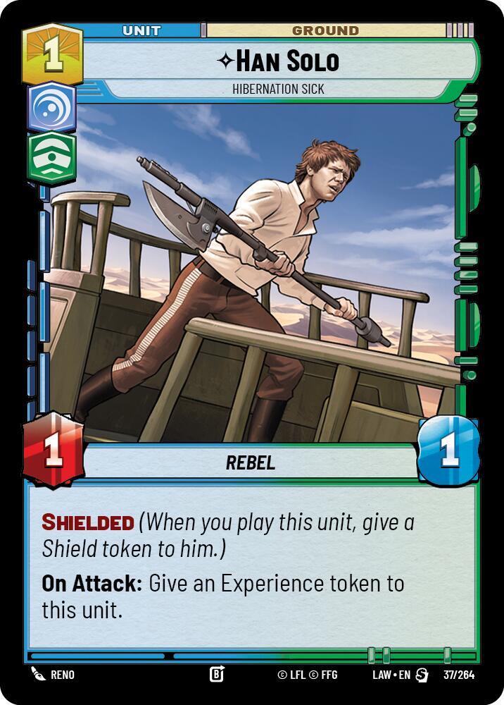 Han Solo - Hibernation Sick card image