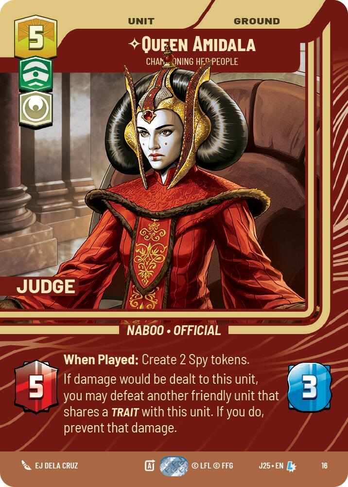 Queen Amidala - Championing Her People card image
